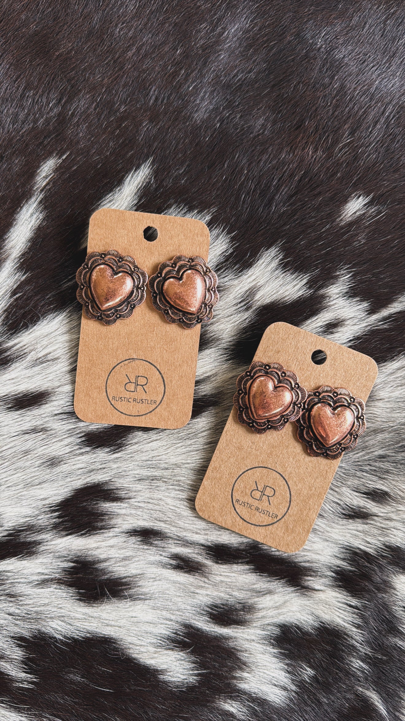 The Hearty Bubble Earring In Copper