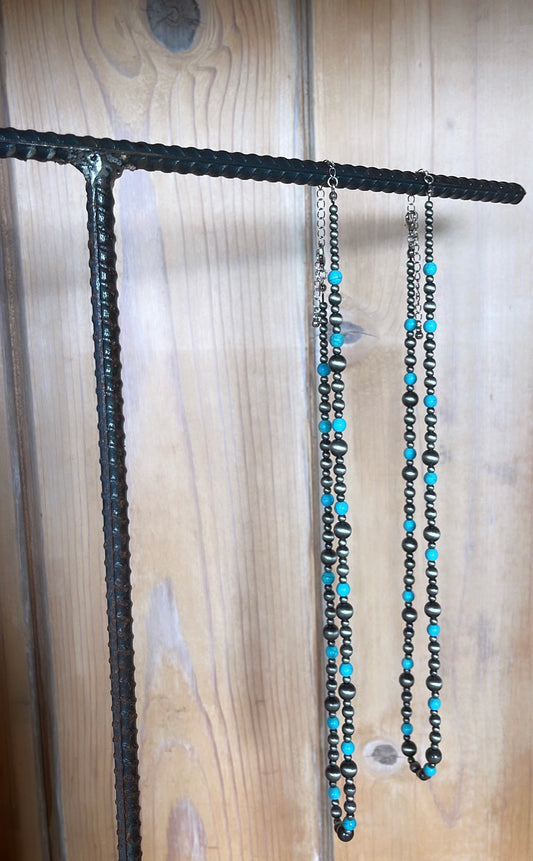 Western Navajo Pearl/Bead Necklace