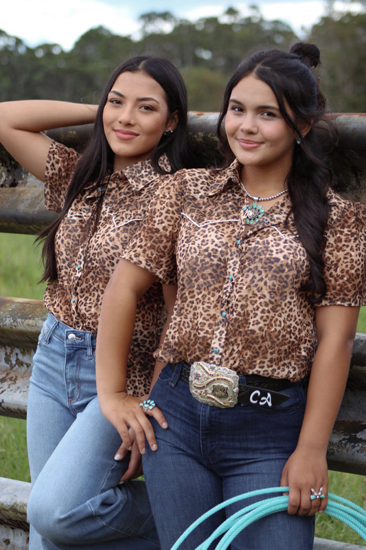 Western Wild Short Sleeve Button Up Shirt