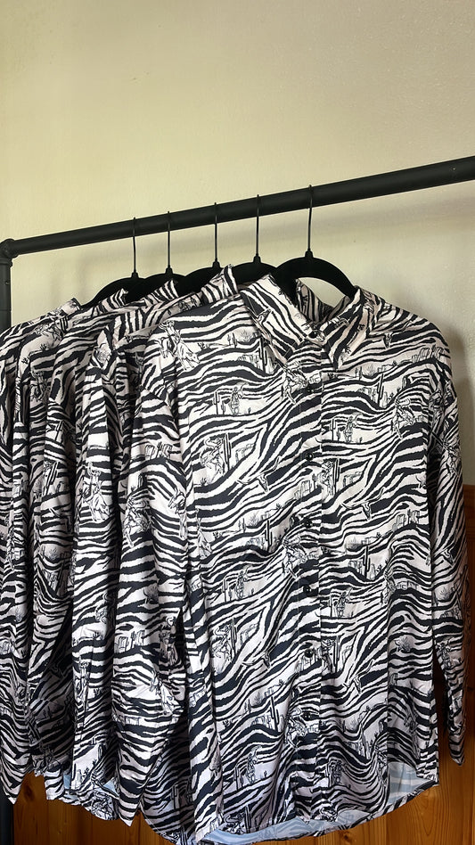 Untamed Button Up Top