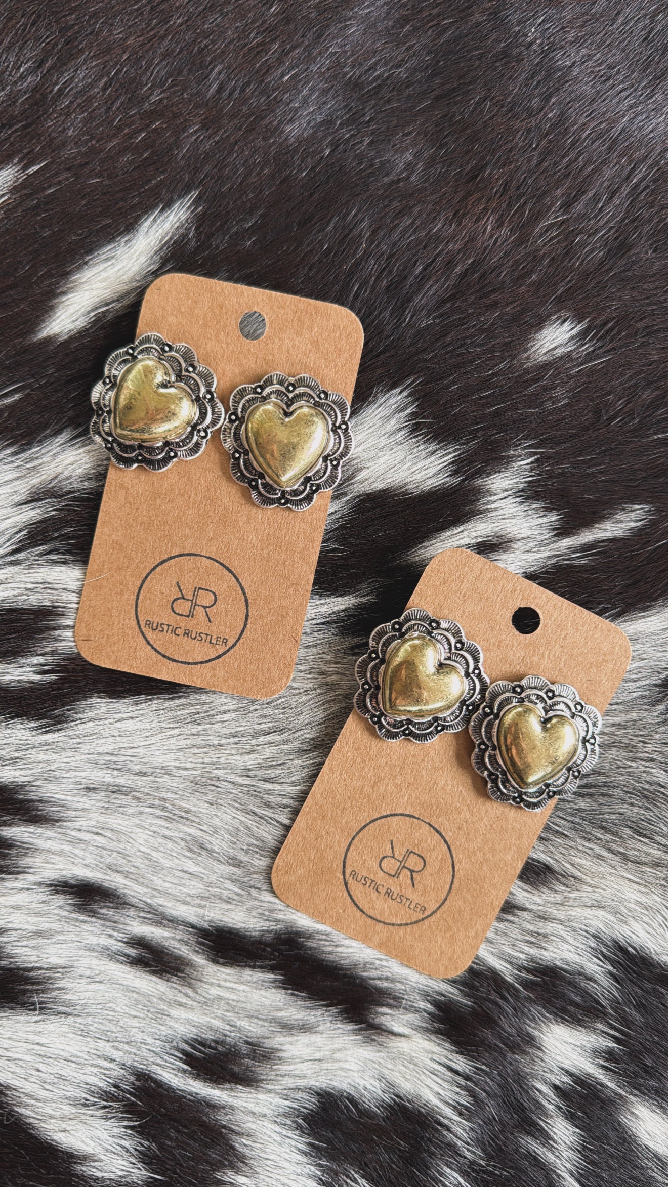 The Hearty Bubble Earring In Silver/Gold