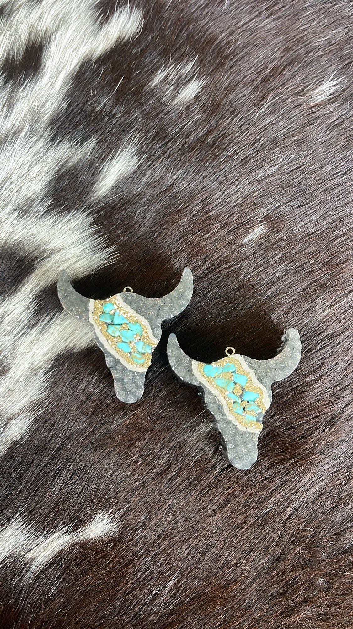 Plain Bull Skull Vent Clip Freshie