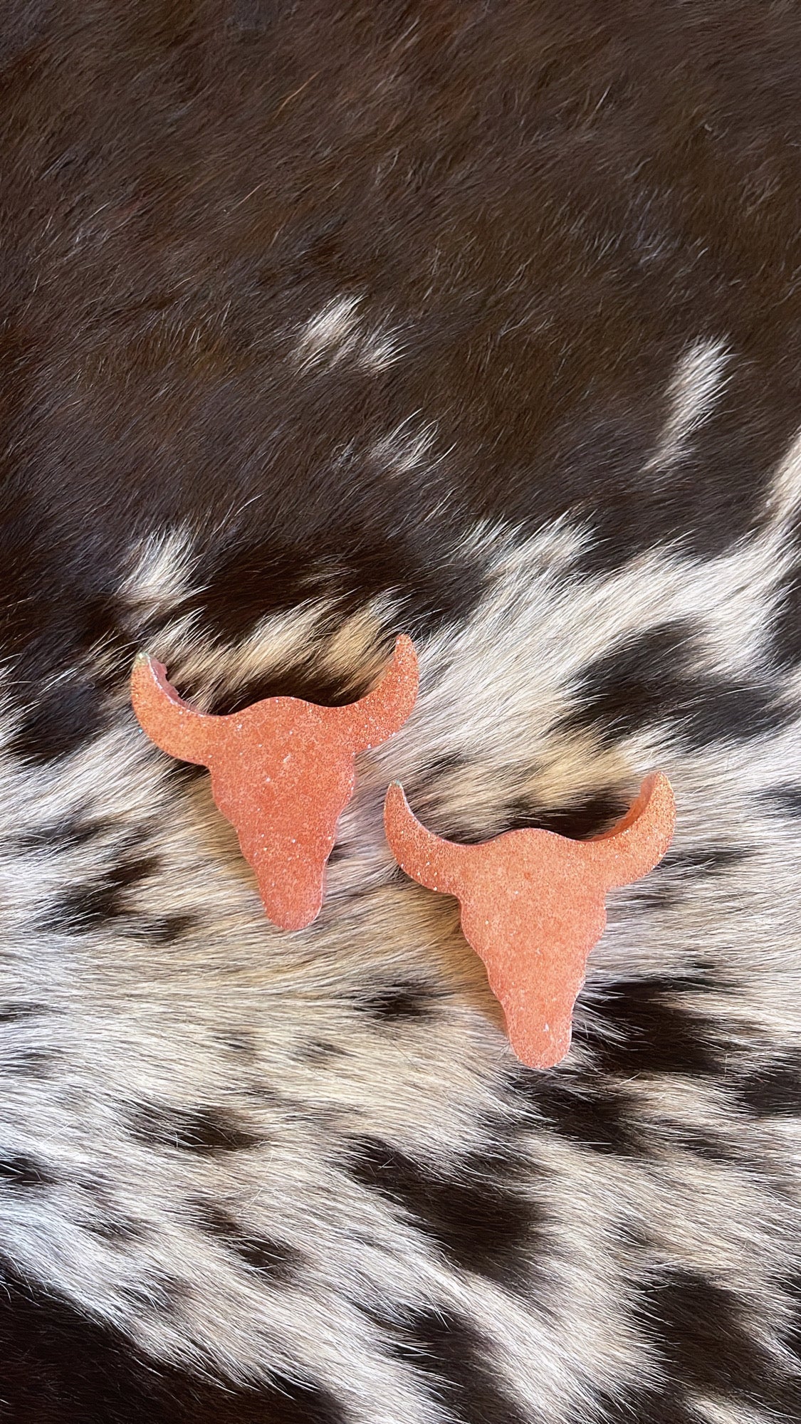 Plain Bull Skull Vent Clip Freshie