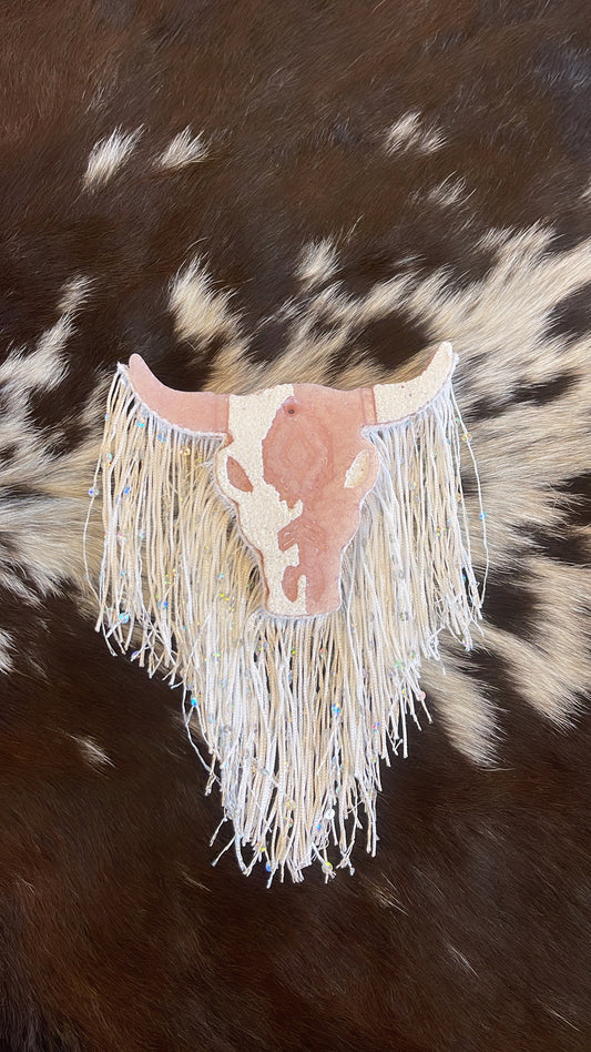 Bull Skull W/ Fringe Freshie