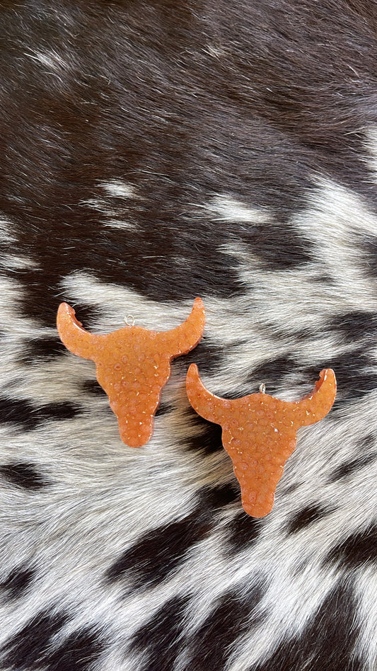 Plain Bull Skull Vent Clip Freshie