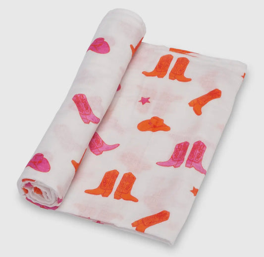 Life Is Better In Boots Swaddle