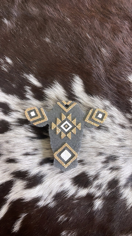 Aztec Cow Freshie