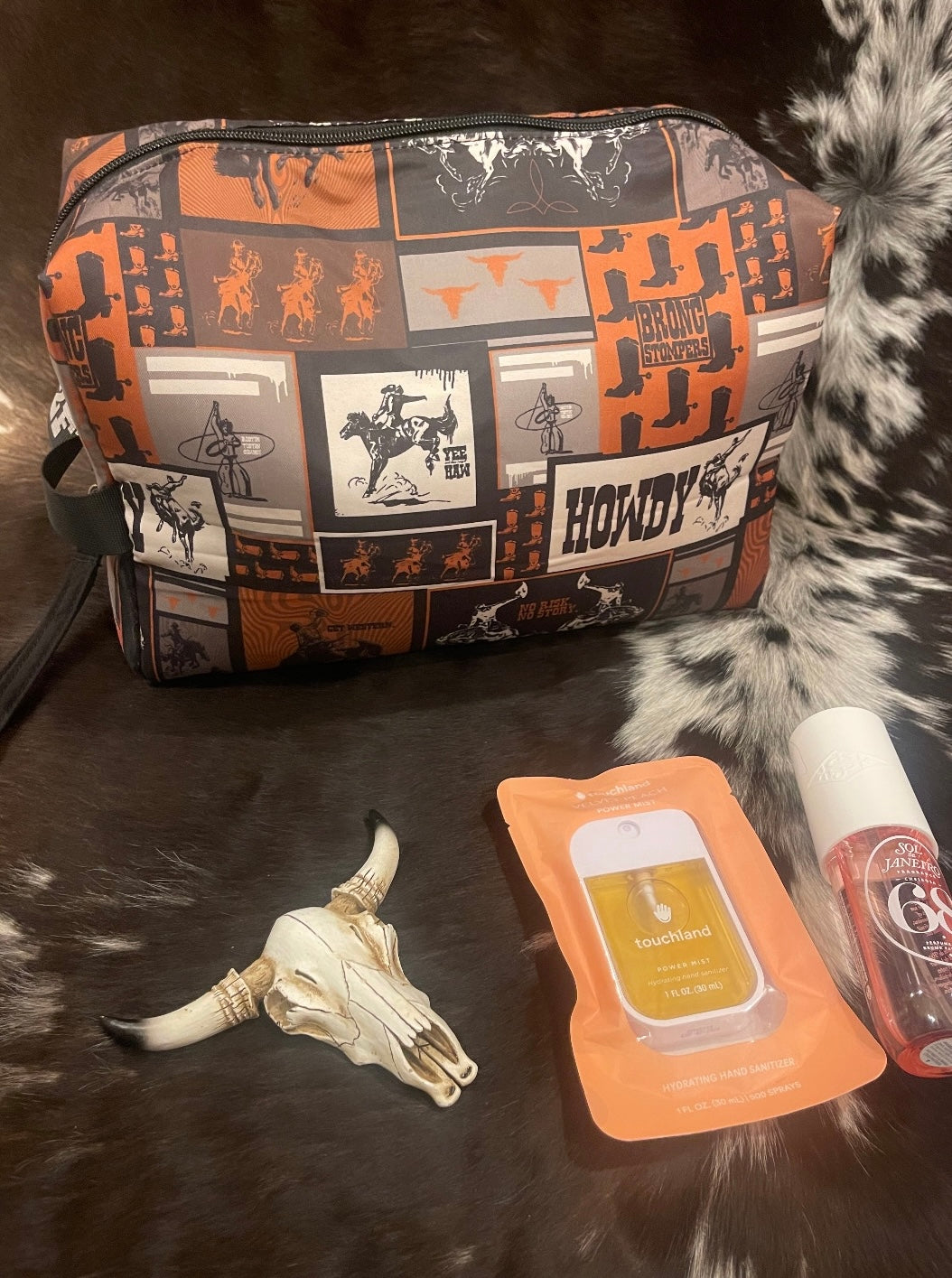 Cowboy Collage Traveler Bag