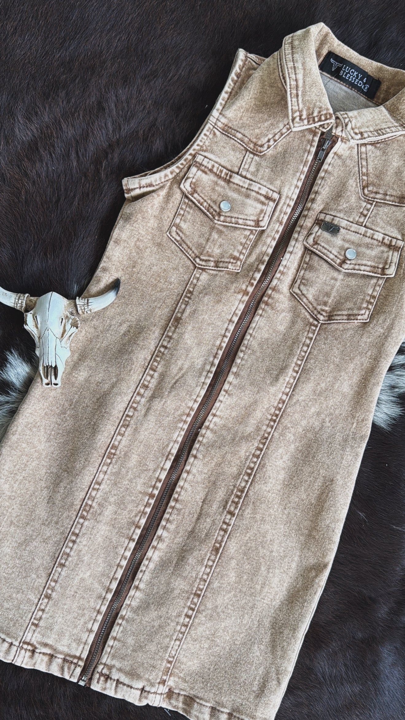 The Houston Denim Dress