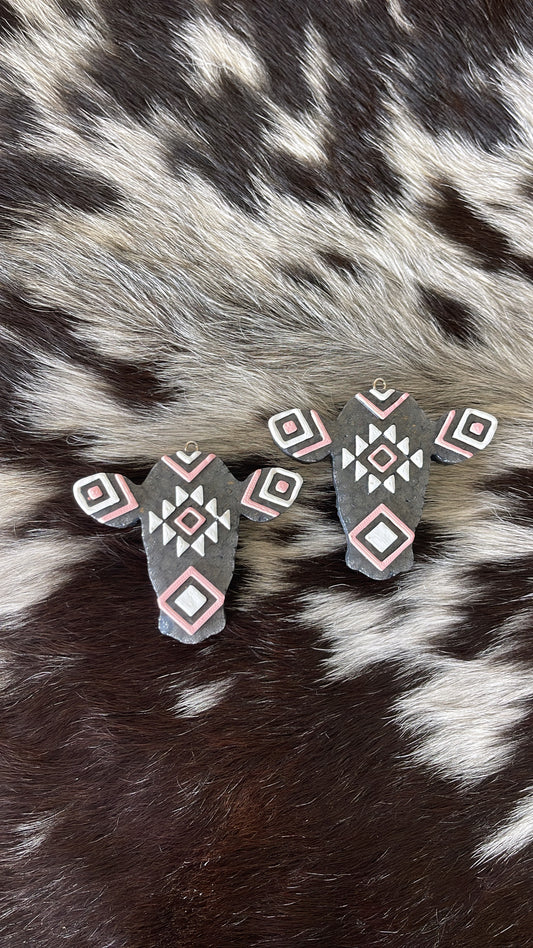 Aztec Cow Vent Clip Freshie