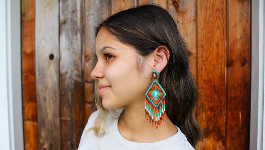 Virginia ￼Beaded Earrings