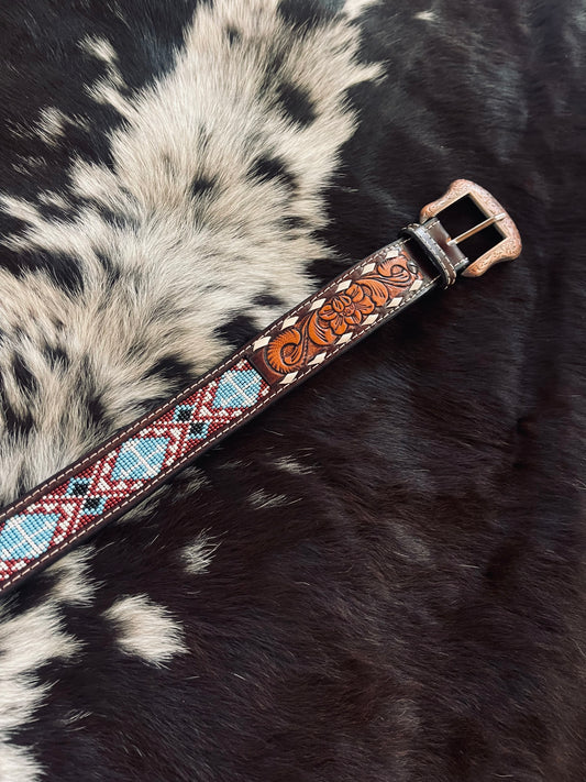 Western Beaded Belt