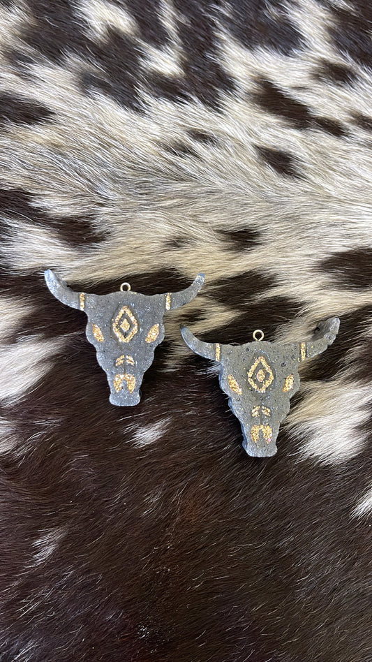 Bull Skull Vent Clip Freshie