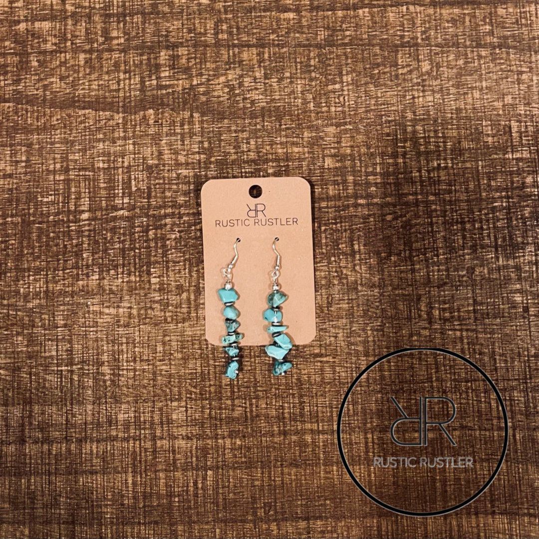 Turquoise Stone Dangle Earring